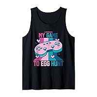 I Paused My Game To Egg Hunt Video Game Lover Designs Tank Top