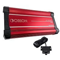 Orion HCCA Series HCCA3000.4H High Performance 3000W RMS 4-Channel Class H Amplifier - 1 Ohm Stable, Low/High Pass Crossover, Bass Boost Control, MOSFET Power Supply, with Bass Knob, Made in Korea