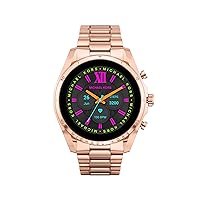 Michael Kors Men's or Women's Gen 6 44mm Touchscreen Smart Watch with Alexa Built-In, Fitness Tracker, Sleep Tracker, GPS, Music Control, Smartphone Notifications (Model: MKT5133V)