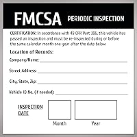 Avery FMCA Periodic Inspection Stickers, Waterproof, UV Resistant, Preprinted, Handwrite Only, 4