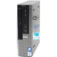 Dell Optiplex 7010 USFF Desktop Computer with Intel i5-3470S Upto 3.6GHz, HD Graphics 2500 4K Support, 8GB RAM, 512GB SSD, DisplayPort, HDMI, DVD, AC Wi-Fi, Bluetooth - Windows 10 Pro (Renewed)