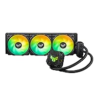 ASUS TUF Gaming LC II 360 ARGB All-in-One Liquid CPU Cooler with Aura Sync, 3X TUF Gaming 120mm ARGB Radiator Fans, Reinforced Tubing, and 6-Year Warranty;Widely Compatible with Latest Intel&AMD CPUs