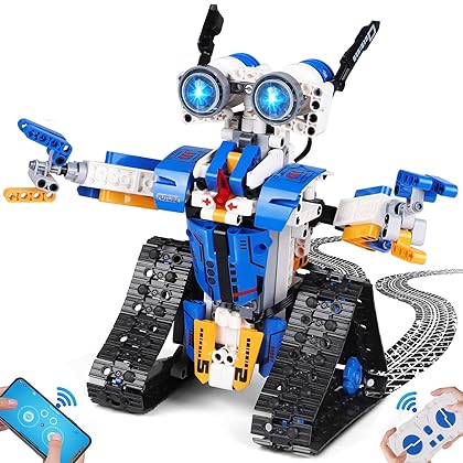 AOKESI Building Block Robot Kits, Robot Toys for 8-12 Year Old Boys Girls with APP or Remote Control, STEM Projects Educational Birthday Gifts for Kids Teens Age 7 8 9 10 11 12, 2022 New (507Pieces)