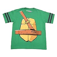 Teenage Mutant Ninja Turtles Boys Striped Sleeves Costume T-Shirt