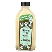 Coconut Oil Naturel Monoi Tiare Cosmetics 4 oz Oil