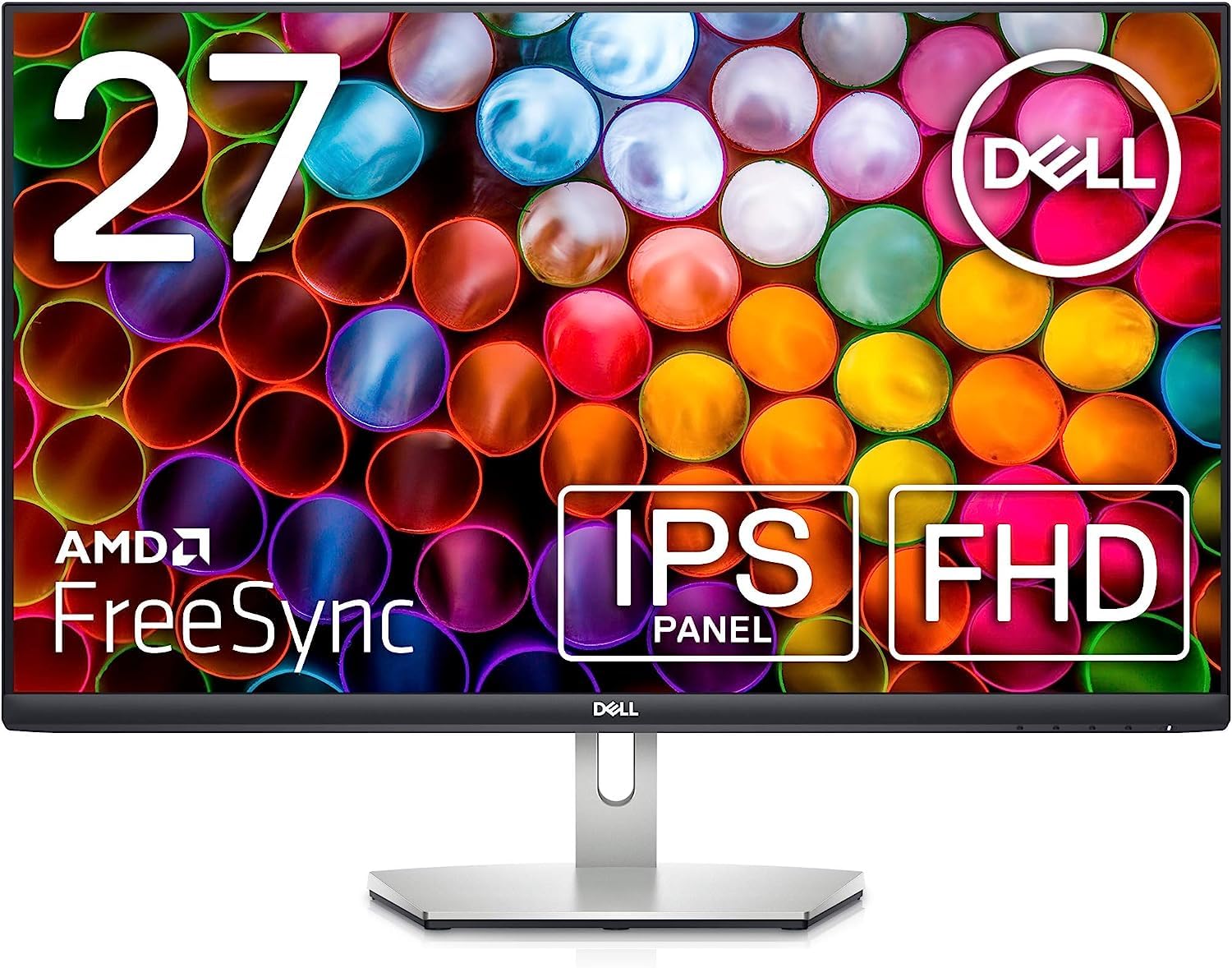 Mua Dell S2721H 27-inch Full HD 1920 x 1080p, 75Hz IPS LED LCD Thin Bezel  Adjustable Gaming Monitor, 4ms Grey-to-Grey Response Time, Built-in Dual  Speakers, HDMI ports, AMD FreeSync, Platinum Silver trên