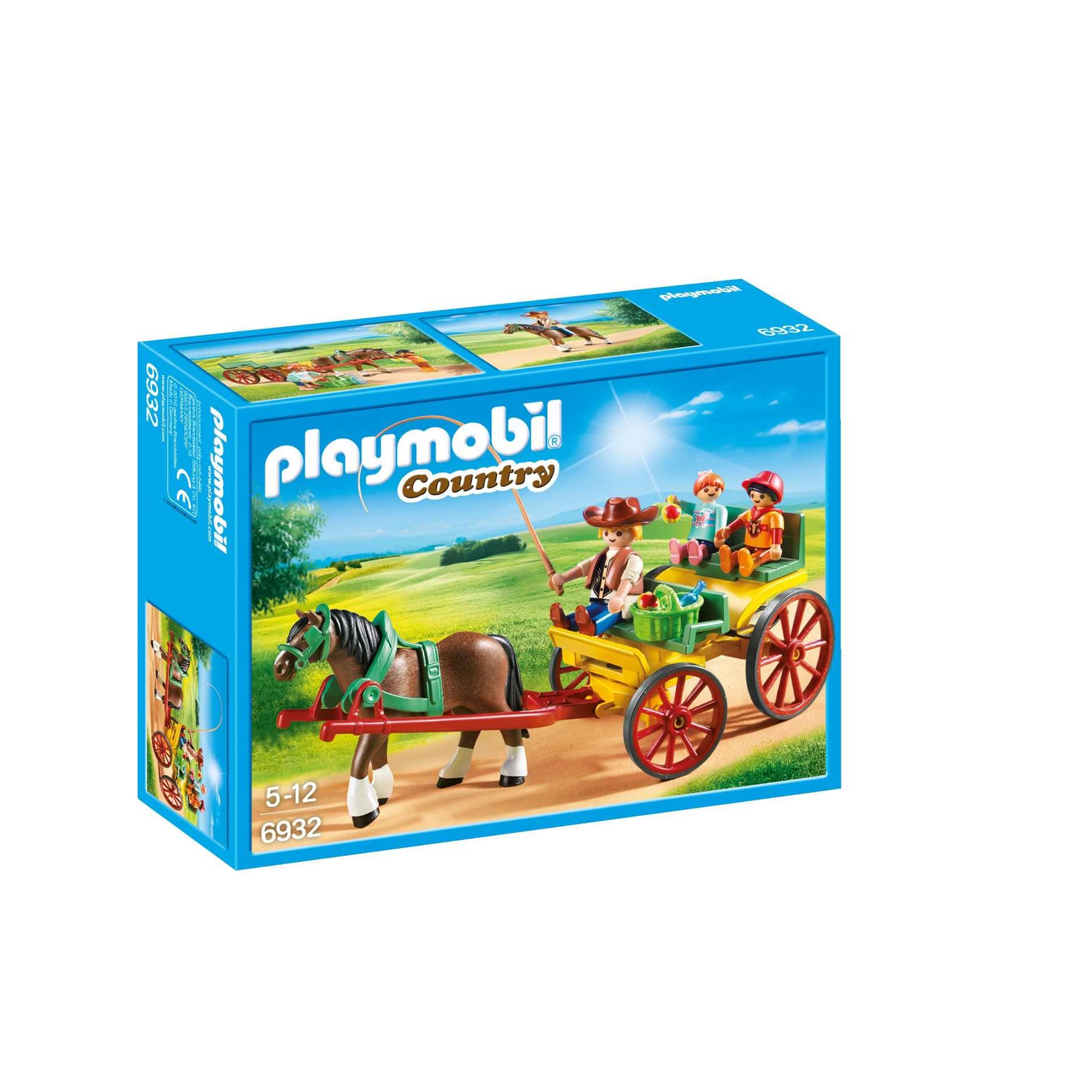 Playmobil Horse-Drawn Wagon Building Set