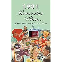 1981 REMEMBER WHEN CELEBRATION KardLet: Birthdays, Anniversaries, Reunions, Homecomings, Client & Corporate Gifts