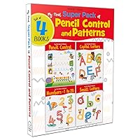 My First Super Boxset of Pencil Control and Patterns: Pack of 4 interactive activity books to practice Patterns, Numbers and Alphabet