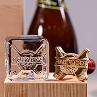 Custom Logo Ice Stamp, Ice Cubes Branding Stamp, Personalized Ice Cube Molds & Trays, Bar Ice Cube Plate, 12mm Thick Brass Ice Stamp, Gift for Bartenders