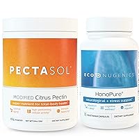 EcoNugenics Ultimate Cellular Health & Immune Support Pack | HonoPure - Magnolia Bark Extract, 30 Capsules | PectaSol-C Modified Citrus Pectin, 454 Grams Bundle