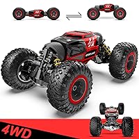 BEZGAR 1:14 Scale 4WD RC Crawler Truck - 15 Km/h All Terrain Electric Toy Car with Rechargeable Battery for Kids, Teens and Adults