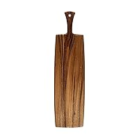 Ironwood Gourmet Acacia Wood Provencale Paddleboard, XL Rectangular Serving Board With Handle