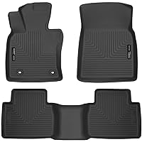 Husky Liners - Weatherbeater | Fits 2018 - 2024 Toyota Camry (Front Wheel Drive only) Excludes Hybrid Models - Front & 2nd Row Liner - Black, 3 pc. | 95731