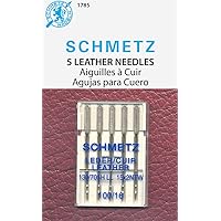 SCHMETZ Leather Machine Needles, Size 16/100 5/Pkg