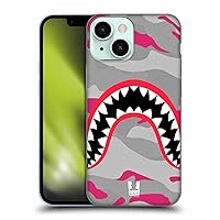 Head Case Designs Shark Mouth Trendy Camo Fusion Soft Gel Case Compatible with Apple iPhone 13 Mini