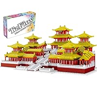 Epang Palace Building Blocks Set (5184Pcs) Ancient Oriental Architecture Educational Toys Micro Bricks for Kids Adults