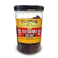 Tillamook Country Smoker Real Hardwood Smoked Silver Dollar Beef Jerky, Old Fashioned, 13 Ounce