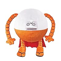 MerryMakers Dog Man's 80-HD Soft Plush Toy, 9-Inch, from Dav Pilkey's bestselling Dog Man Graphic Novel Series