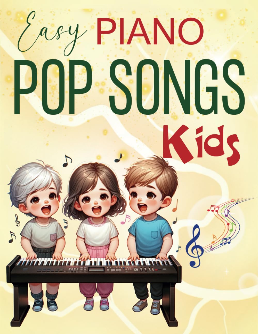 Easy Piano Pop Songs For Kids: 61 songs for Super Easy Piano