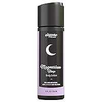 Magnesium Sleep Lotion with Lavender and Melatonin - Topical Application Night Cream- High Potency - Organic Materials - Large Size - Great Value - 8 fl. oz