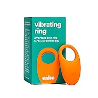 Hello Cake Vibrating Cock Ring - Rechargeable Vibrating Ring, Versatile Sex Toy for Solo or Partner Play - Fun, Comfortable, Soft & Durable (Orange)