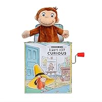 KIDS PREFERRED Curious George Jack-in-The-Box - Musical Toy for Babies