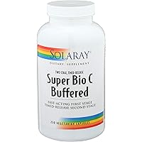 Solaray, Tstr Super Bio C - Buffered, 250 Count