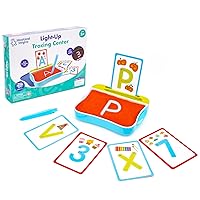Educational Insights Light-Up Tracing Center Alphabet Activity Set, Alphabet Flashcards, Gift for Kids Ages 3+