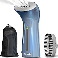 Steamer Iron for Clothes, Hand Held Portable Travel Garment Steamer, Metal Steam Head, 25s Heat Up, Pump System, Mini Size, Handheld Steamer for Any Fabrics, No Water Spitting, 120V