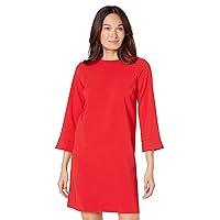 Tommy Hilfiger Women's Adaptive Logo Stripe Shift Dress With Magnetic Closure