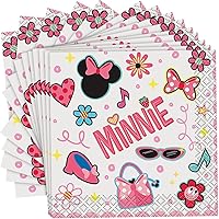 Unique Disney Iconic Minnie Mouse Beverage Paper Napkins | 5
