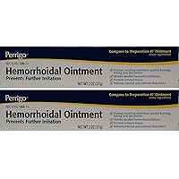 Hemorrhoidal Pain Relief Ointment Generic for Preparation H for Fast Relieves of Internal and External Hemorrhoid Symptoms 2 oz. Per Tube Pack of 2 Total 4 oz.