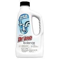 Drano Balance Unscented Liquid Clears Clogs In Under An Hour All Pipes Normal