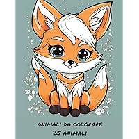 Animali da colorare: Libro da colorare per bambini (Italian Edition)