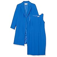 Women's Petite Long Topper Jacket & Sheath Dress
