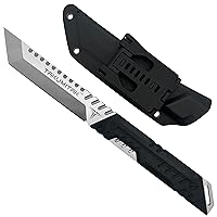 Tactical Knife Hunting Knife Survival Knife D2 Tanto Blade G10 Handle Kydex Sheath Molle Clip Fixed Blade Knives Camping Accessories Camping Gear Survival Kit Survival Gear And Equipment Tactical Gear Hunting Gear EDC Knife EDC Gear 40284 (Silver TKF216SL)