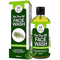 Tea Tree Oil Face Wash, 4oz – Tea Tree Soap Natural Skin Cleanser – Pure Essential Oil Infused Skincare Cleansing Face Soap, Made in USA