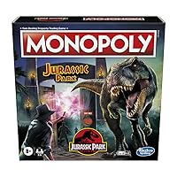 Monopoly: Jurassic Park Edition Board Game for Children Aged 8 and Up