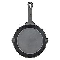 Winco Commercial-Grade Cast Iron Skillet with Handle, 8