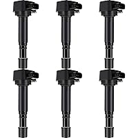 SCITOO Set of 6 Ignition Coil Pack for Honda for Odyssey for Accord for Acura TL RL CL OE UF400 UF512 UF307 C1460