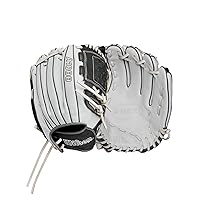 WILSON 2024 A1000® P12 12” Pitcher’s Fastpitch Softball Glove - White/Grey