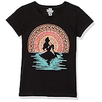 Disney Girl's Colorful Henna Ariel T-Shirt