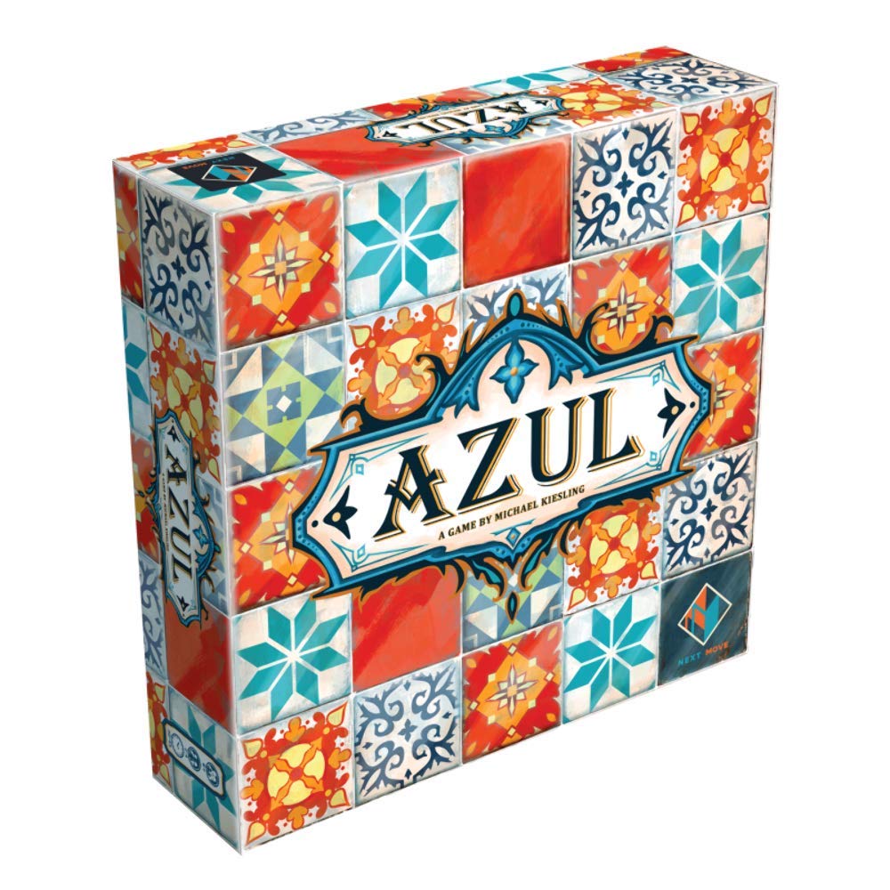 Azul Board Game - Strategy Board Game, Mosaic Tile Placement Game, Family Board Game for Adults and Kids, Ages 8 and up, 2-4 Players, Average Playtime 30-45 Minutes, Made by Next Move Games