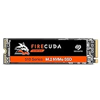Seagate Firecuda 510 500GB Performance Internal Solid State Drive SSD PCIe Gen3 X4 NVMe 1.3 for Gaming PC Gaming Laptop Desktop - 3-year Rescue Service (ZP500GM3A001)
