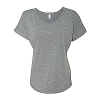 Clementine Apparel Women's Short Sleeve T Shirts Tag Free Scoop Neck Triblend Stretch Undershirt Tees (6760)