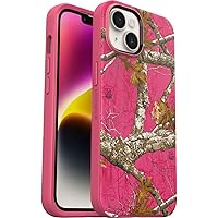 OtterBox Symmetry Series+ Antimicrobial Case with Magsafe for iPhone 14 & iPhone 13 (Only) - Non-Retail Packaging - (Realtree Flamingo Pink (Camo))