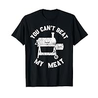 Funny BBQ Pit Reverse Flow Smoker Accessory Dad Grill men T-Shirt