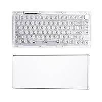 KiiBoom Phantom 81 V2 Crystal Gasket Mechanical Keyboard with Premium Acrylic Keyboard Dust Cover