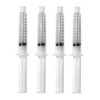 Teeth Whitening Gel Syringe Dispensers 22% Carbamide Peroxide Tooth Bleaching Products 10ml Dispensers 4 Pcs